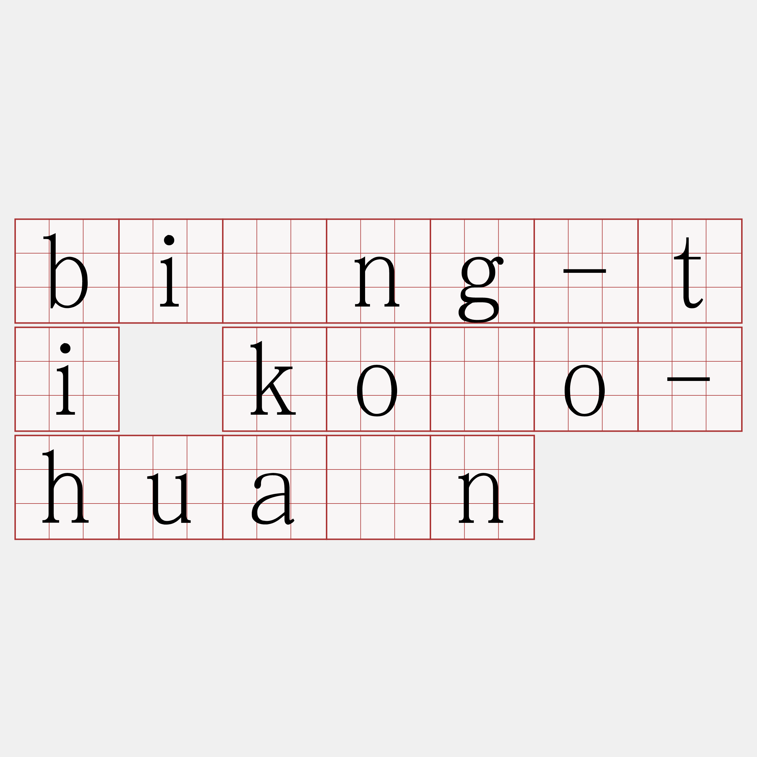 bîng-ti kòo-huān